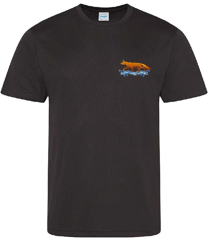 Queen's Own Yeomanry Sports T-Shirt-- Cotton Fabric Linen Fabric Terry Fabric
