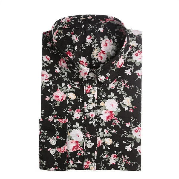 Black floral