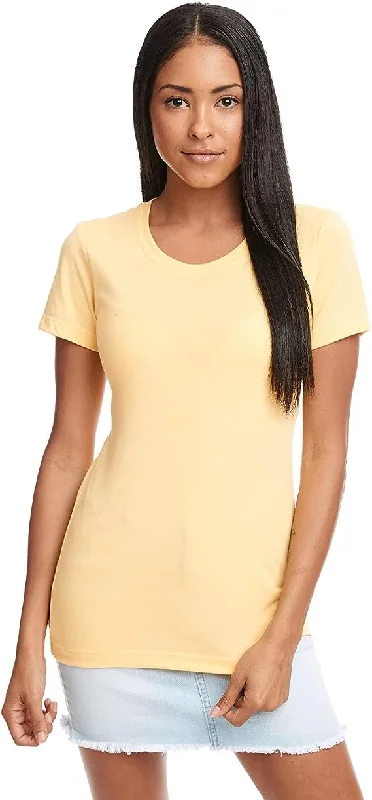 Next Level Women Apparel Ideal Crew N1510 T-shirt-- Hooded Caped Shawl Collar