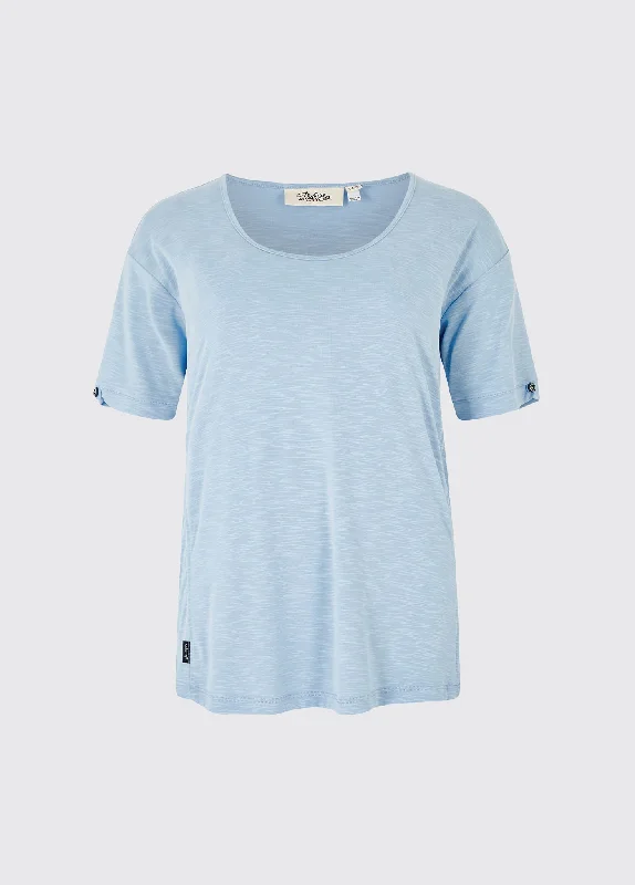 T-shirt à manches courtes Cloyne - Light Sky-- Terry Blend Velvet Blend Canvas Blend