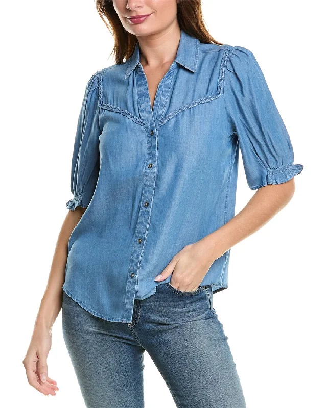 beachlunchlounge Indira Shirt-- Polka Dot Checkered Tartan