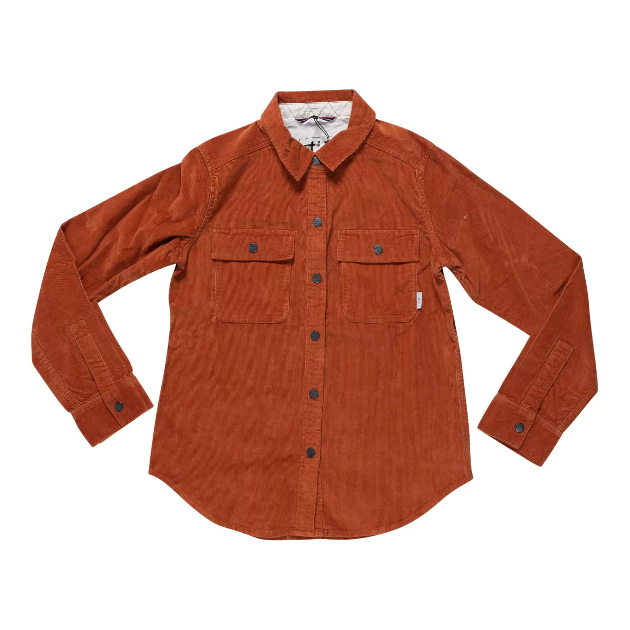 Stio Saratoga Cord Shirt - Women's-- Ribbed T-Shirt High Neck Heavyweight
