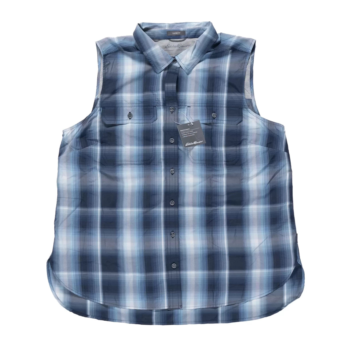 Eddie Bauer Mountain Sleeveless Shirt - Women's-- Collared Crew Neck Turtle Neck