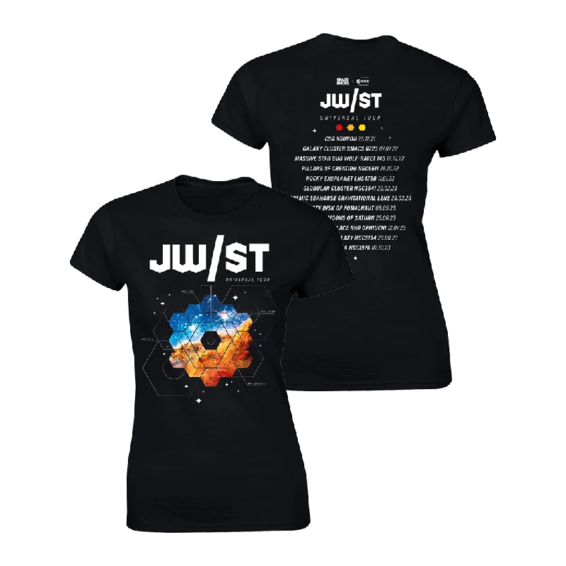 James Webb Space Telescope Women's T-Shirt - Black-- Modern Contemporary Chic