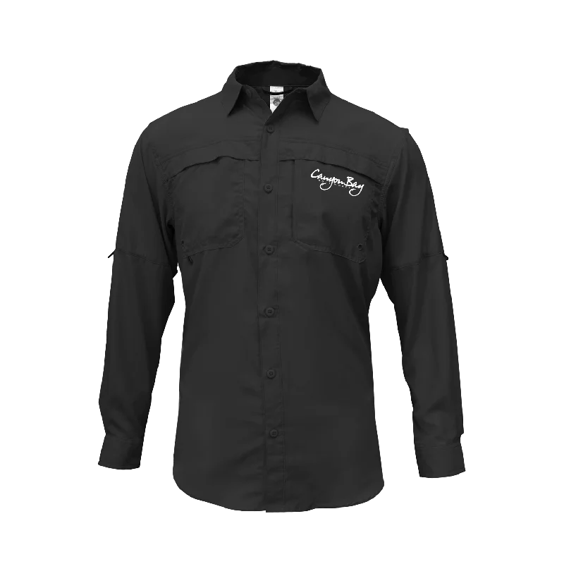 Fishing Shirt Adult Long Sleeve Canyon Bay-- Beaded Sequined Faux Fur