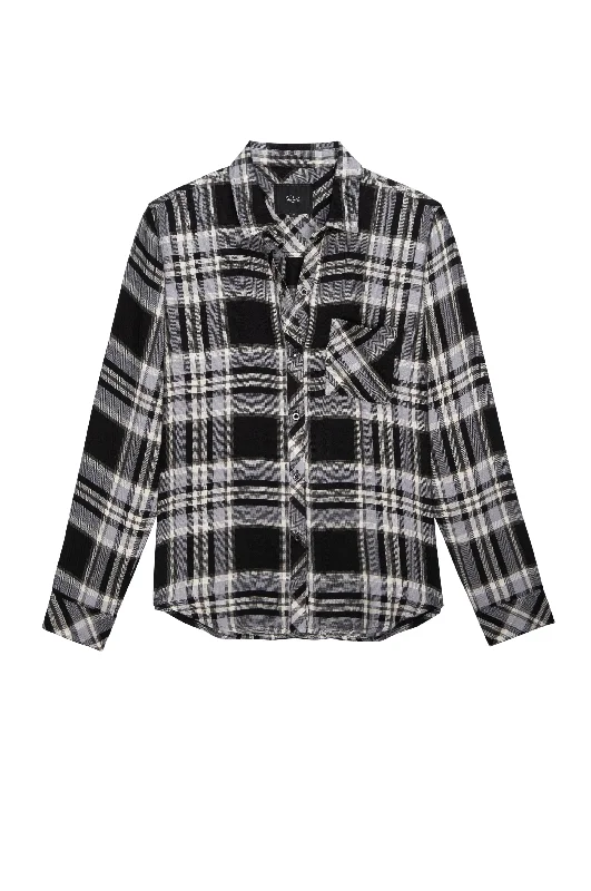 HUNTER PLAID SHIRT-- Seamless Knitted Crochet