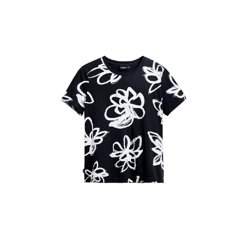 Desigual  Cotton Tops & Women's T-Shirt-- Terry Blend Velvet Blend Canvas Blend