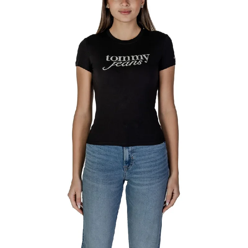 Tommy Hilfiger Jeans Cotton Rigenerato Tops & Women's T-Shirt-- Fashionable Trendy Casual Tommy Hilfiger Jeans Cotton Rigenerato Tops & Women's T-Shirt-- Fashionable Trendy Casual