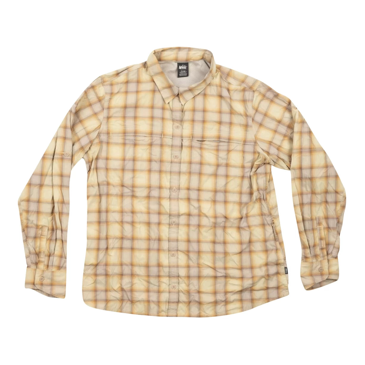REI Co-op Sahara Long-Sleeve Pattern Shirt - Women's-- Welt Pockets Slit Pockets