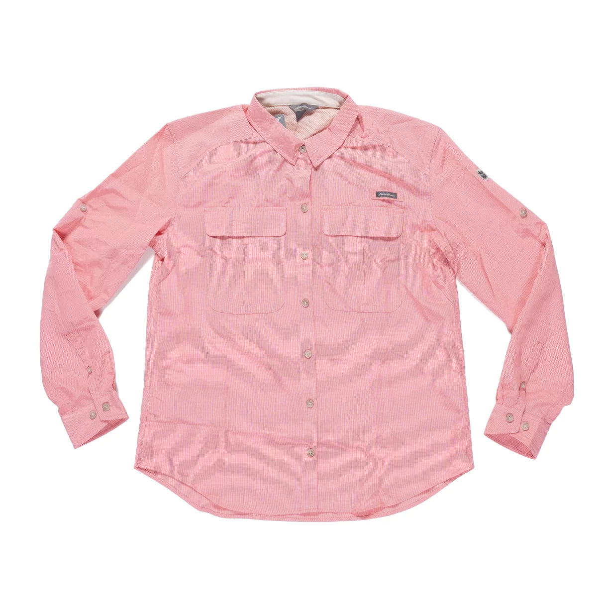 Eddie Bauer UPF Guide Long-Sleeve Shirt - Women's-- Front Pockets Side Pockets Patch Pockets