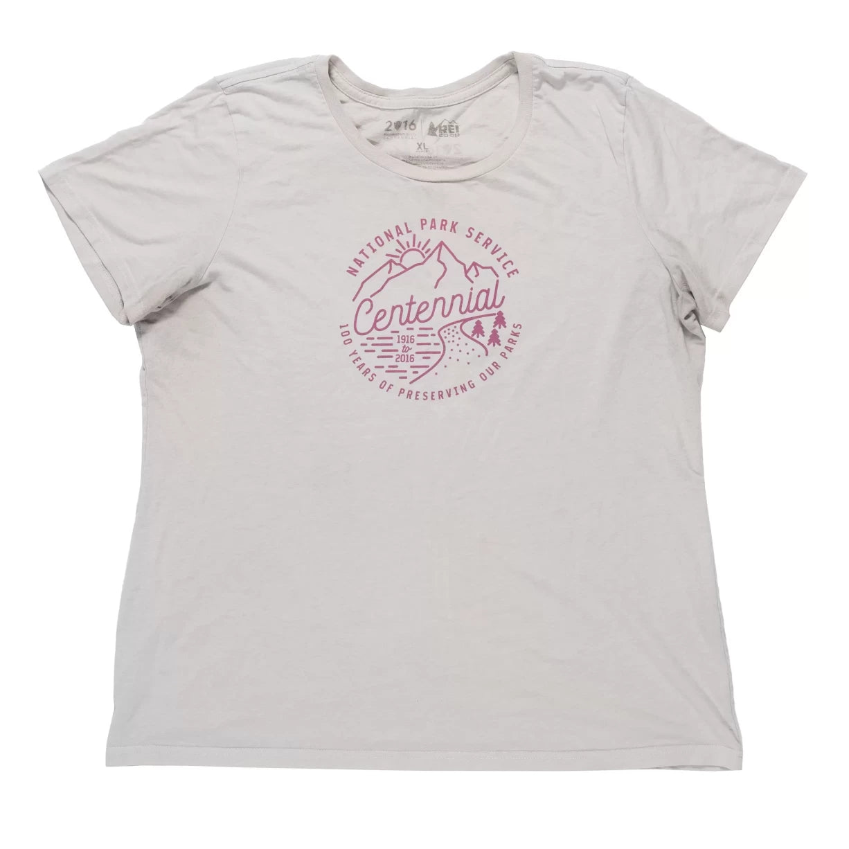 REI Co-op Centennial National Park Service T-Shirt - Women's-- Zippered Front Buttoned Front Snap Front