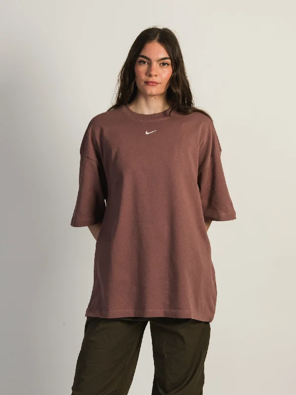 NIKE ESSENTIAL OVERSIZED T-SHIRT-- Lace Blend Ribbed Blend Corduroy Blend