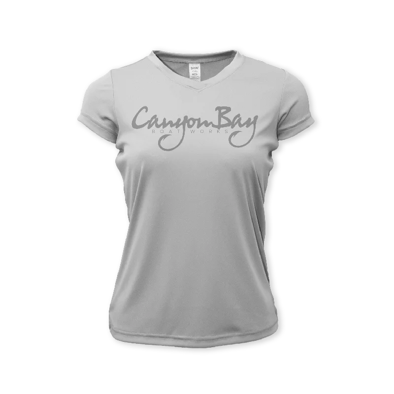 Performance Ladies T-Shirt Canyon Bay-- Seamless Knitted Crochet
