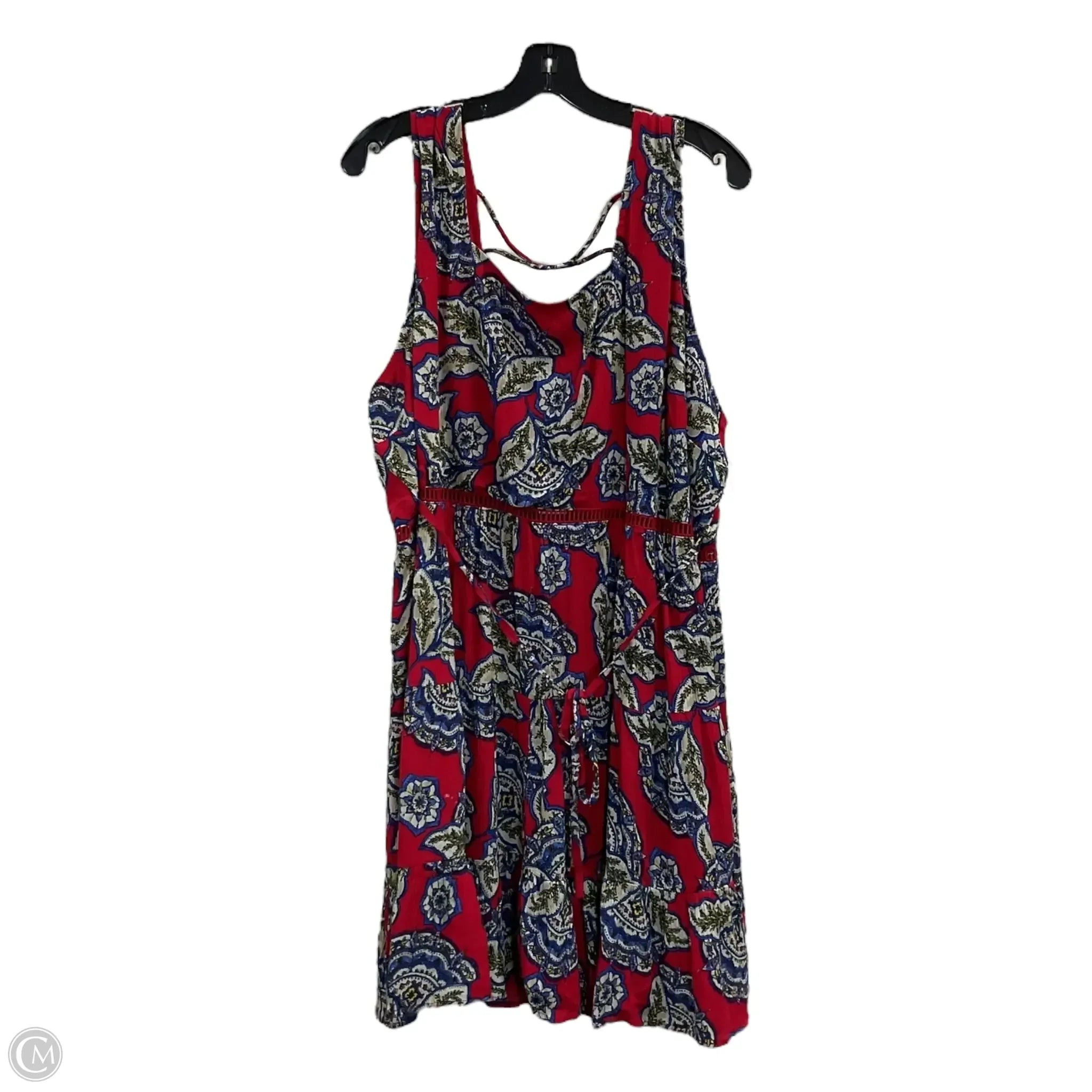 Dress Casual Midi By Maurices In Red, Size: 2x A-Line Day Work