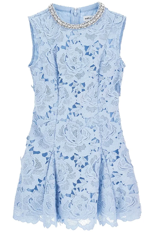 Self Portrait Floral Lace Mini Dress Tunics Essential wardrobe