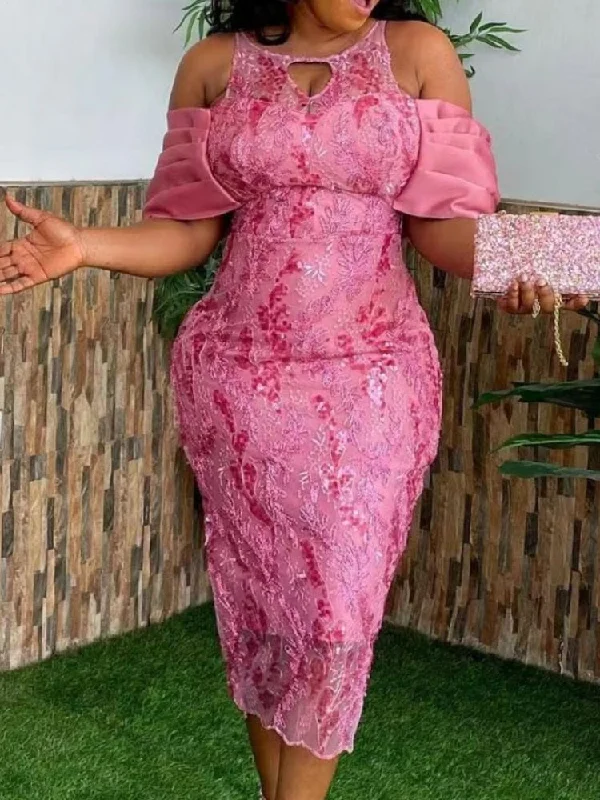 Women Party Dress Cold Shoulder Hollow Out Bodycon Shiny Sexy Sheath African Evening Birthday Event Wedding Guest Gown Celebrate Tunics Practical durable Women Party Dress Cold Shoulder Hollow Out Bodycon Shiny Sexy Sheath African Evening Birthday Event Wedding Guest Gown Celebrate Tunics Practical durable