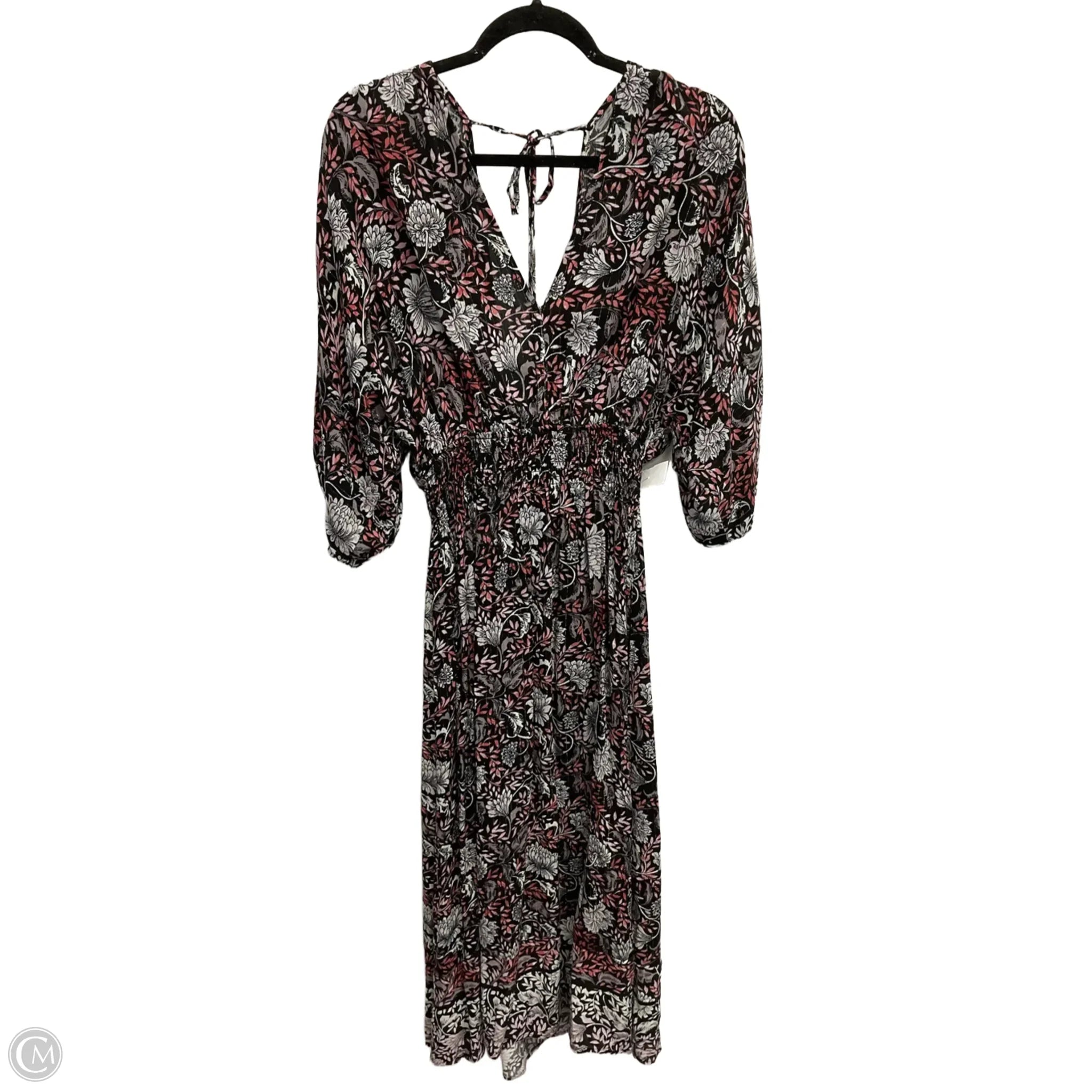 Dress Casual Midi By Lovestitch In Multi-colored, Size: M empire Waist empire