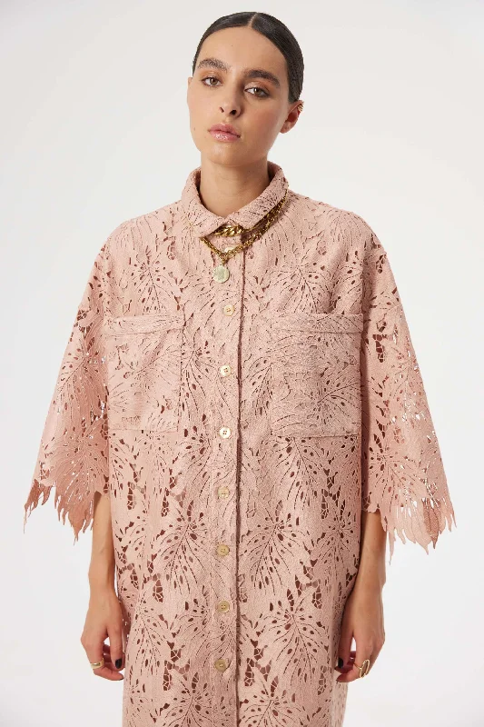 Astrée dress in Dust lace Tunics Trendy modern