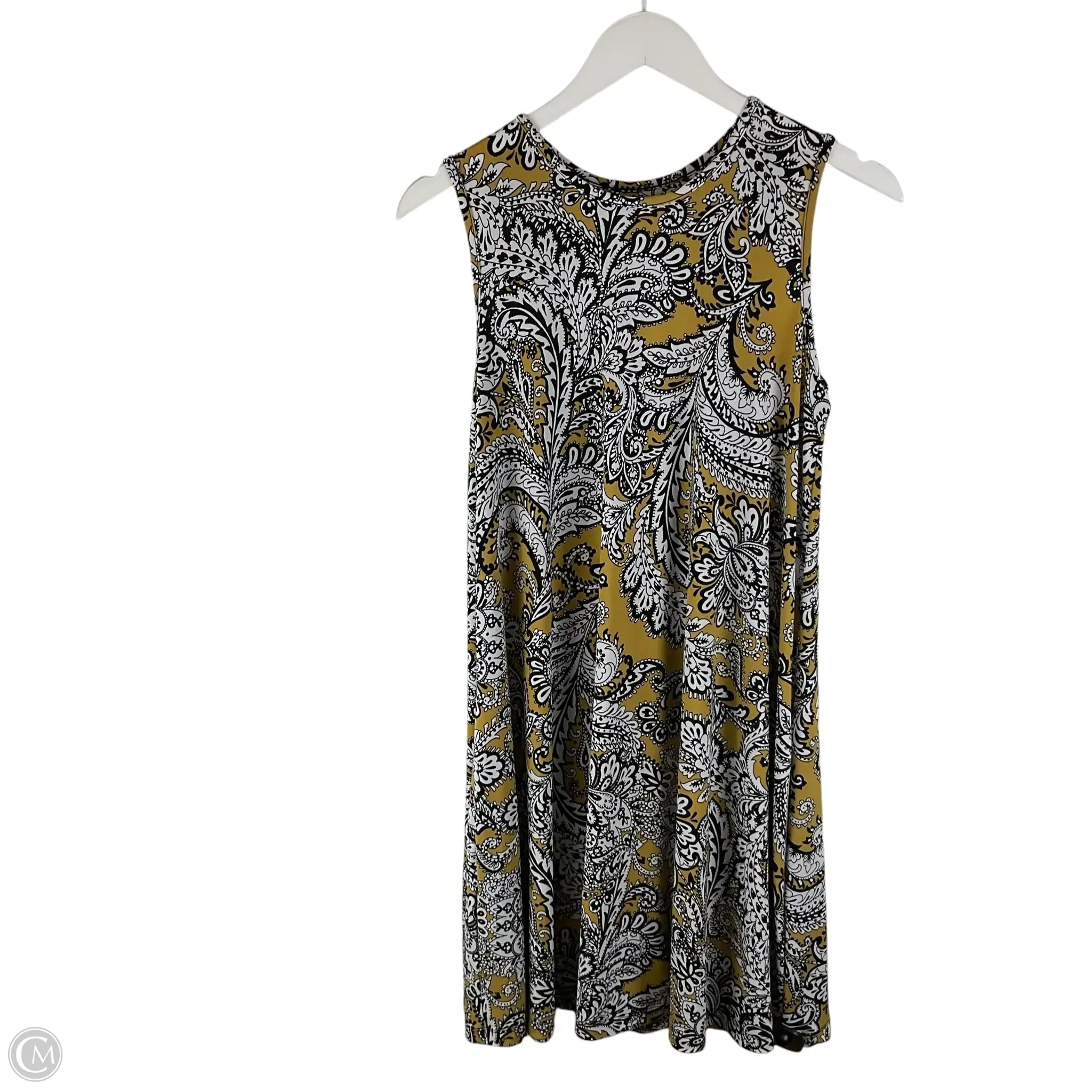 Dress Casual Midi By Cynthia Rowley In Yellow, Size: S Tunics Formal black