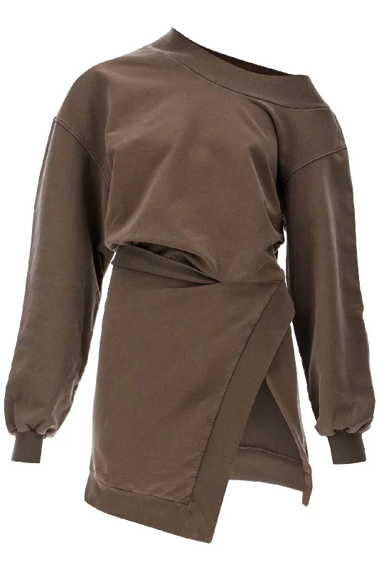 The Attico Women's Lightweight Fleece Mini Dress Tunics Sophisticated sleek