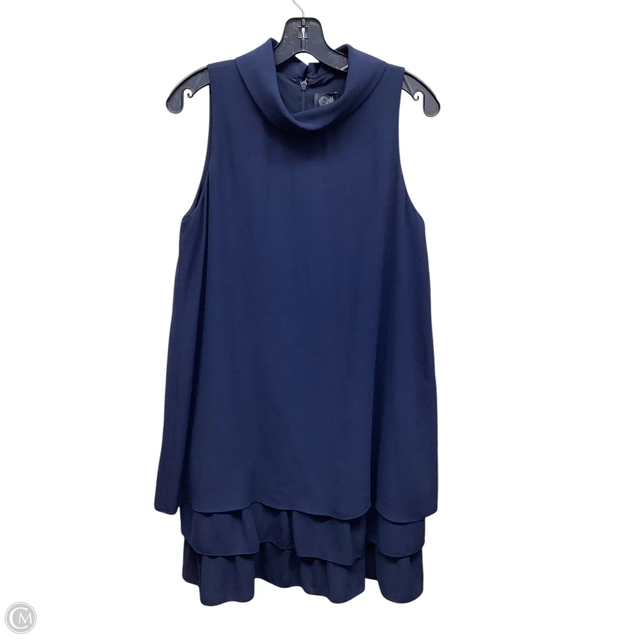 Dress Casual Short By Vince Camuto In Navy, Size: M Tunics Stylish modern