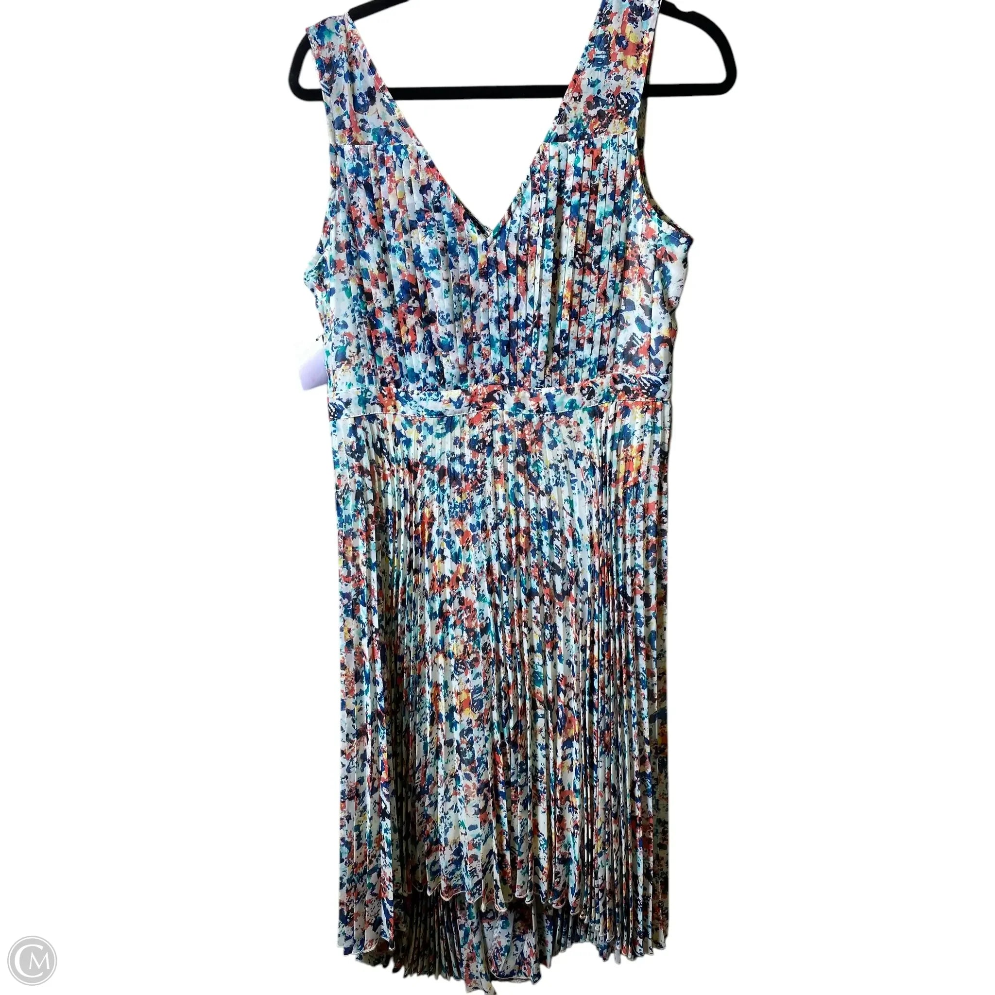 Dress Casual Midi By Tracy Reese In Multi-colored, Size: M empire Waist empire