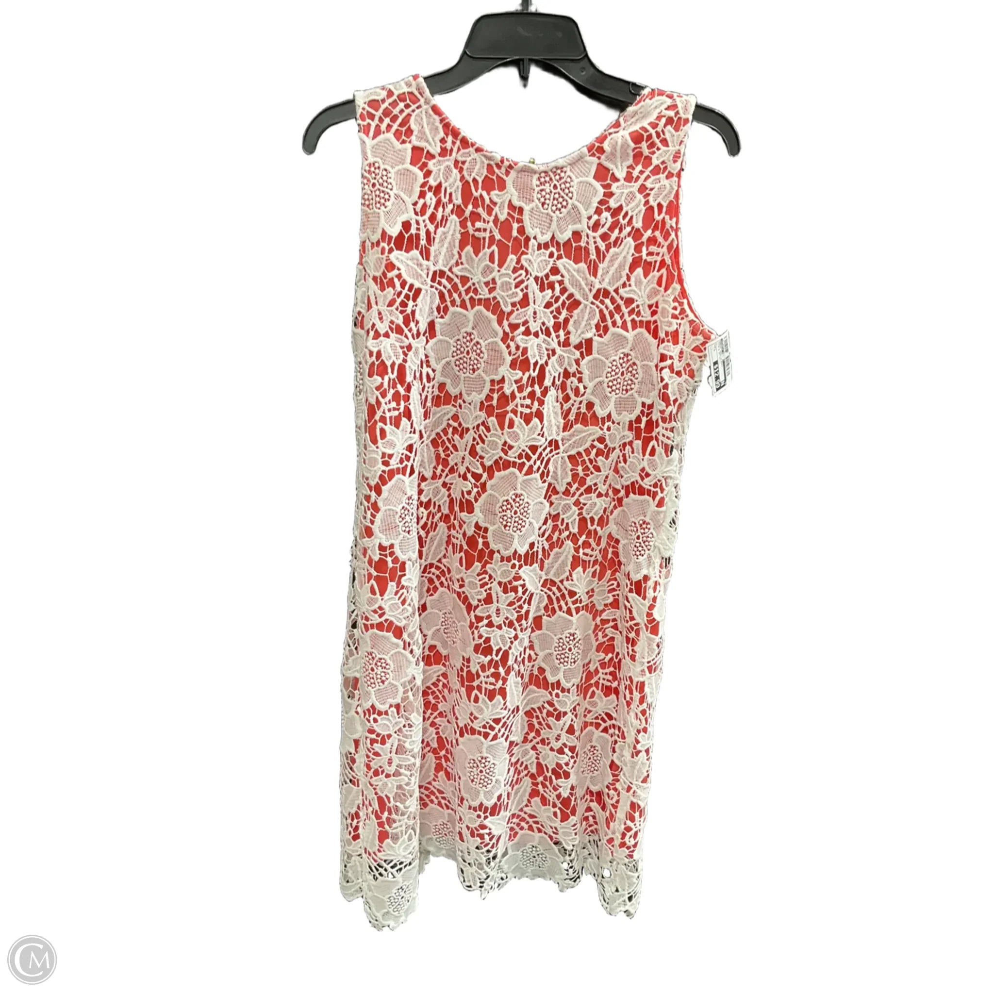 Dress Casual Midi By Ronnie Nicole In Pink & White, Size: L Tunics Cozy comfortable