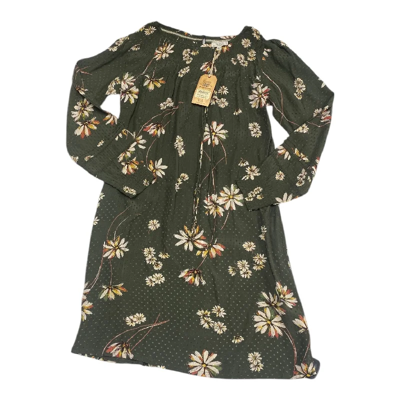 Dress Casual Midi By Fatface In Floral Print, Size:M Tunics Stylish elegant
