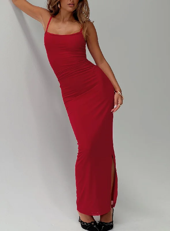 Apolline Maxi Dress Red Tunics Chinos classic