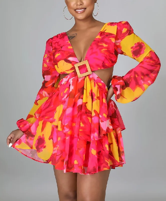 Flirt Much Mini Dress Cozy Satin Mini Dress