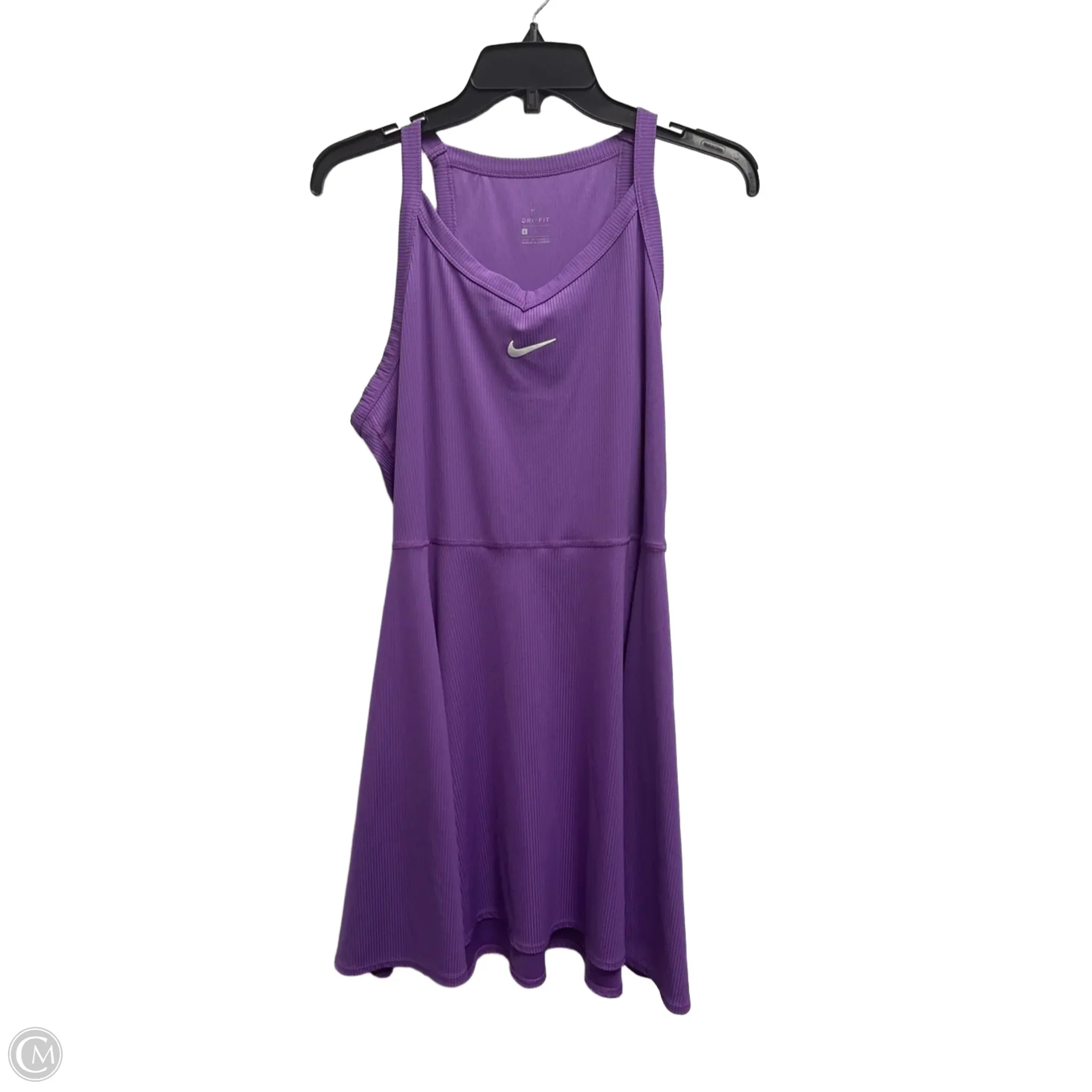 Athletic Dress By Nike Apparel In Purple, Size: L Tunics Trendy modern