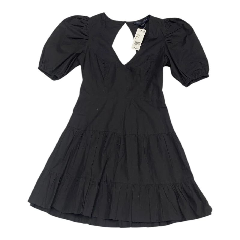Dress Casual Midi By French Connection In Black, Size:S Tunics Vintage classic