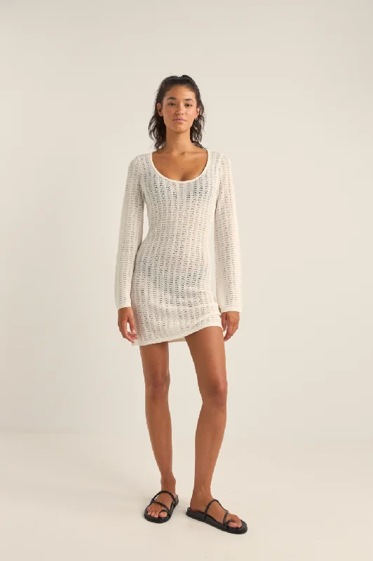 Rhythm Gigi Knit Mini Dress Cozy Knit Mini Dress