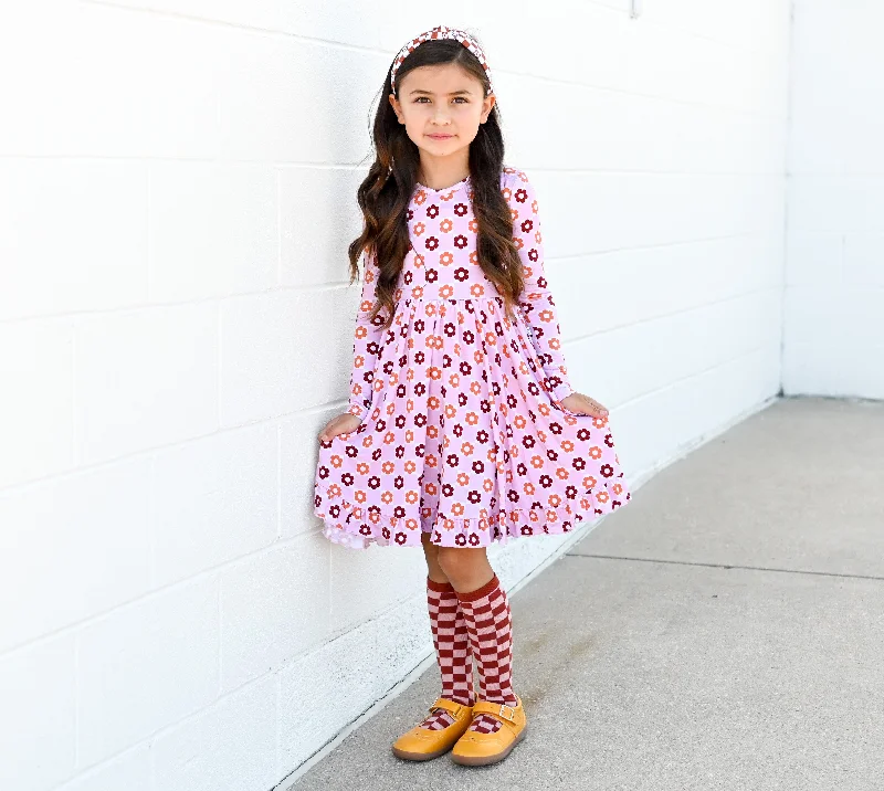 FALLIN' FOR DAISIES DREAM RUFFLE DRESS Tunics Hiking breathable