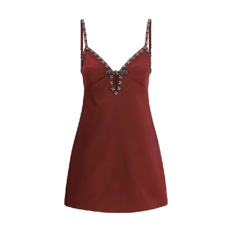 Self-Portrait Mini Dress Stylish Ribbed Mini Dress
