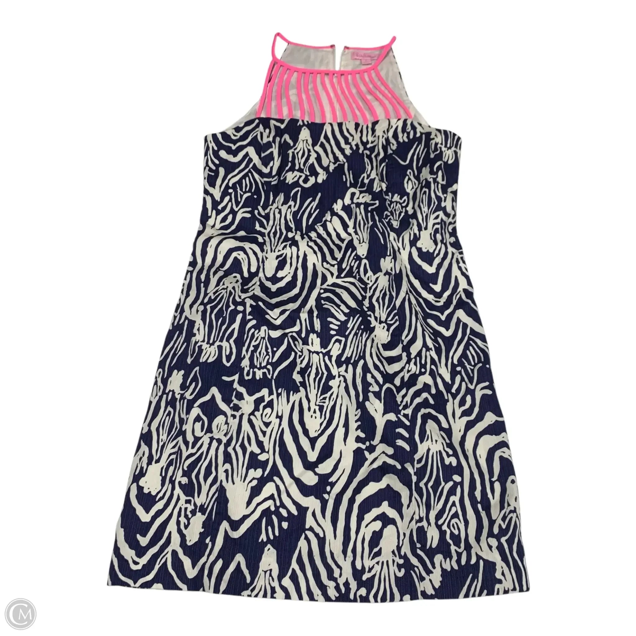 Dress Designer By Lilly Pulitzer In Blue & White, Size: Xs Tunics Bridal satin