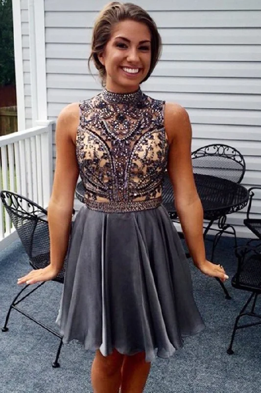 2024 Homecoming Dresses Short/Mini Dresses Chiffon PBZ158ZE Trendy Wraparound Mini Dress