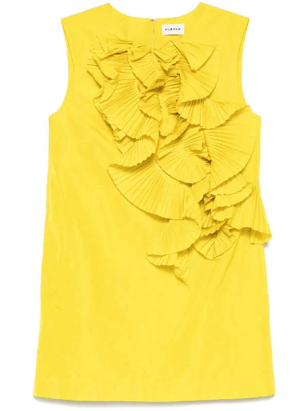 Pimpy ruffled-detail mini dress Stylish Ruffle Mini Dress