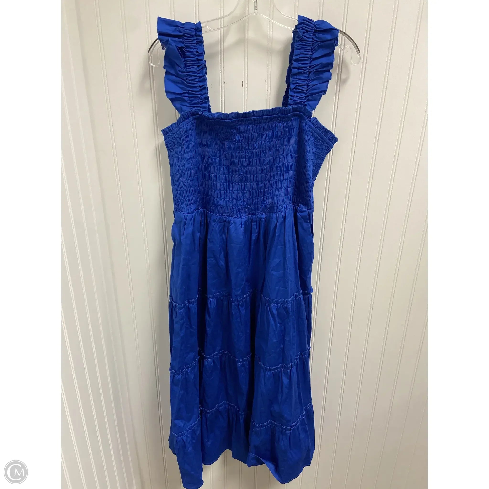 Dress Casual Midi By Torrid In Blue, Size: 2x Tunics Satin smooth