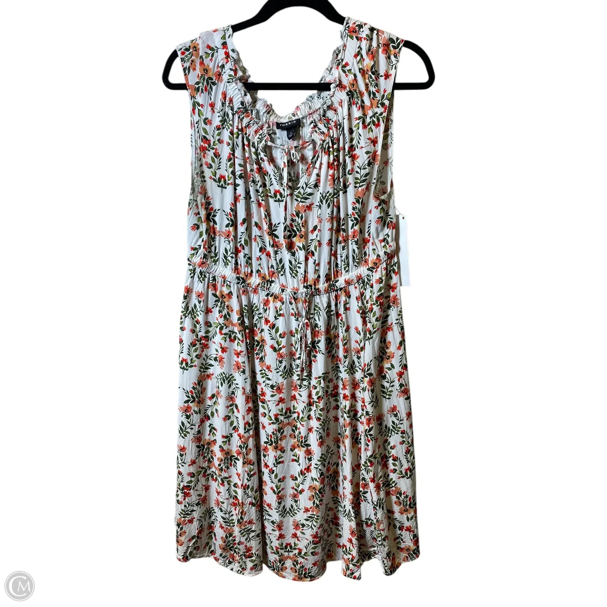 Dress Casual Short By Torrid In Floral Print, Size: 1x Tunics Versatile all-occasion Dress Casual Short By Torrid In Floral Print, Size: 1x Tunics Versatile all-occasion