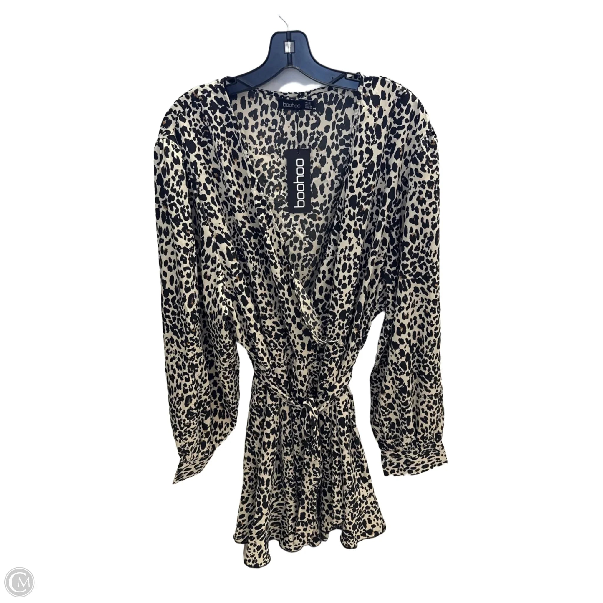 Dress Work By Boohoo Boutique In Animal Print, Size: 24 Tunics Party sparkling