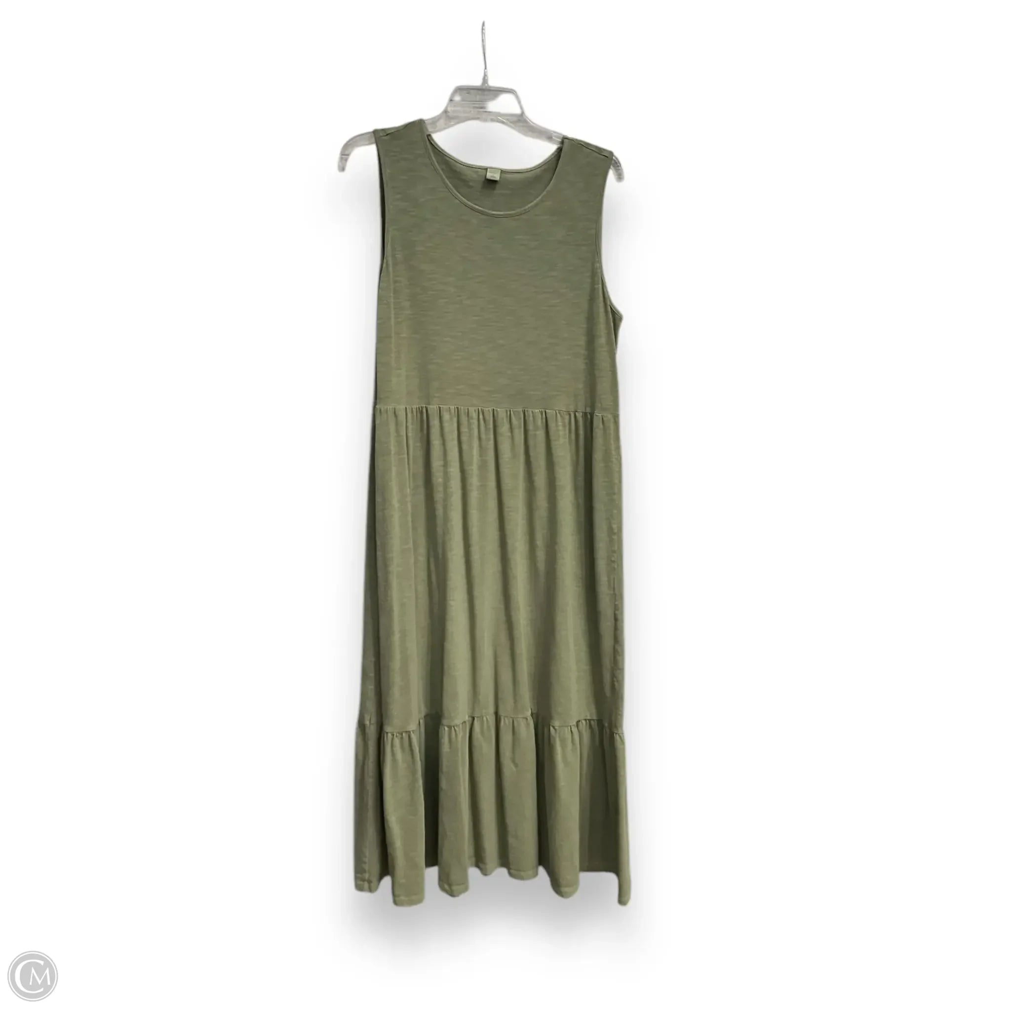 Dress Casual Maxi By Old Navy In Green, Size: L Boatneck Modish Everyday