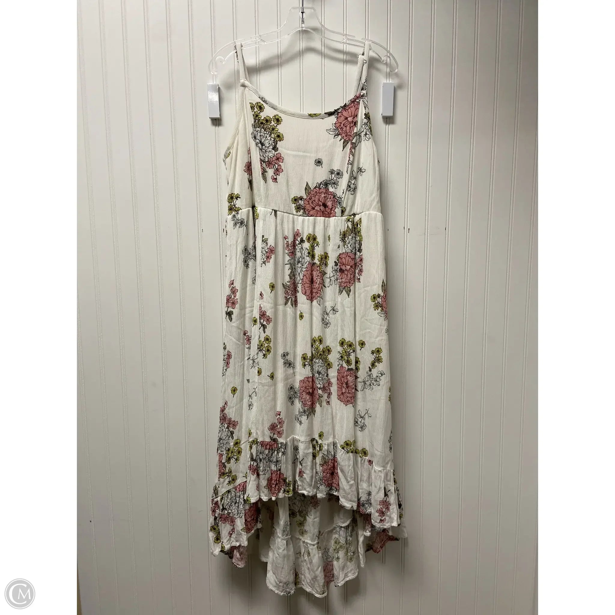 Dress Casual Maxi By Torrid In White, Size: 2x Boat Neckline Classic