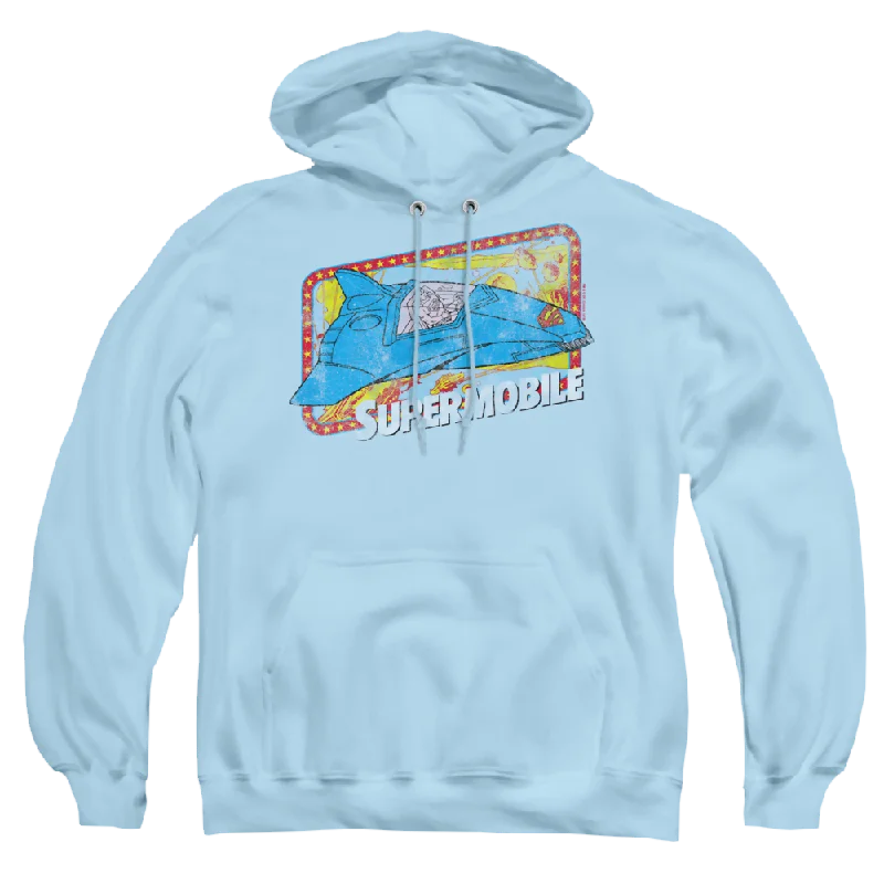 Superman Supermobile - Pullover Hoodie Alpaca Blend Soft