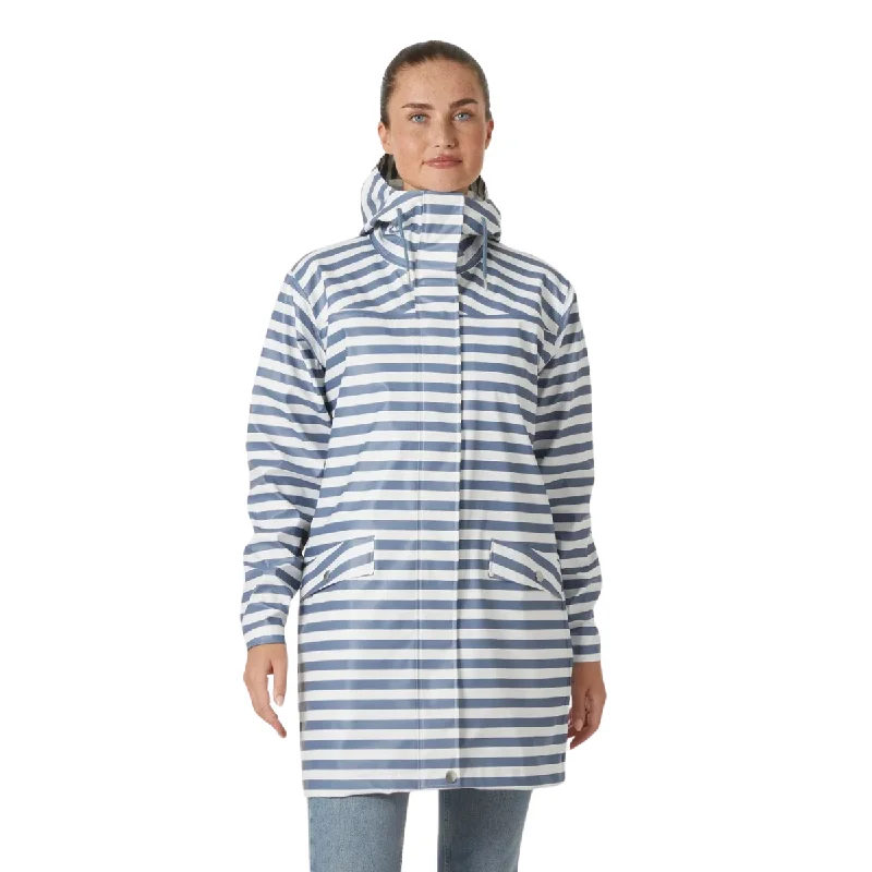 Helly Henson Manteau Moss Rain Coat - Femme Houndstooth Jacket Shearling Jacket Fleece Jacket