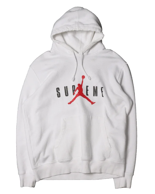 Air Jordan Hoodie Hoodie with Cuffed Sleeves Snug Secure