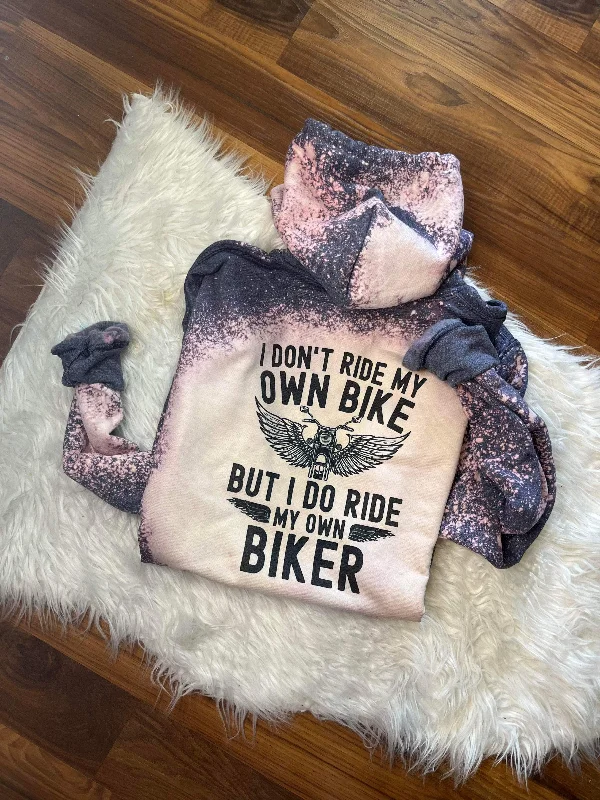 I don’t ride hoodie Hoodie with Camouflage Military Edgy
