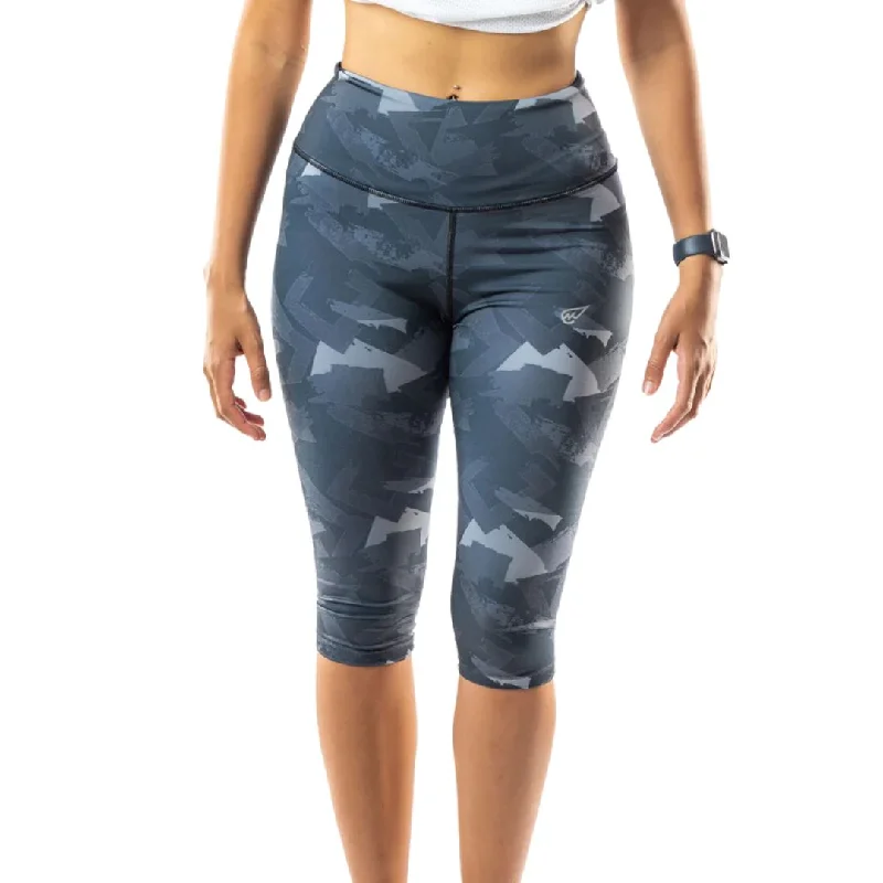 Brushes Capri Leggings Chic Workout Leggings