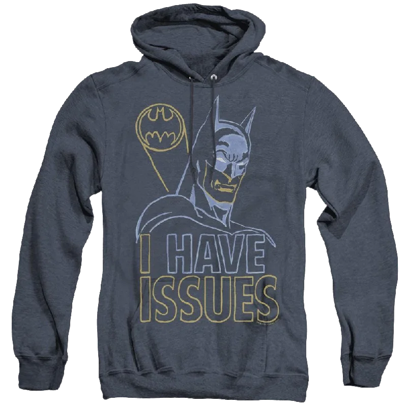Dc Batman Issues - Heather Pullover Hoodie Thin Wool Pullover