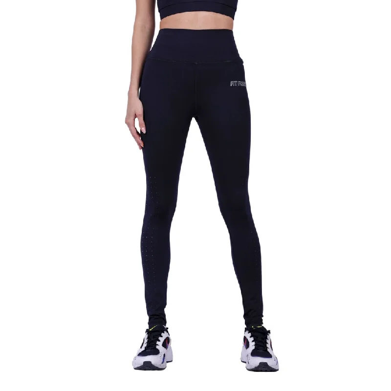 Laser Cut Leggings Elegant Metallic Leggings